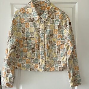 Roxy Colorful Patterned Women's Jean Jacket